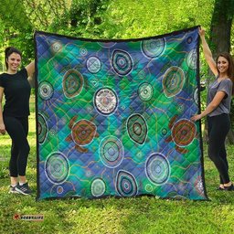 NAIDOC 50 Years of Deadly Quilt Sea Turtle Aboriginal Dot Art LT19