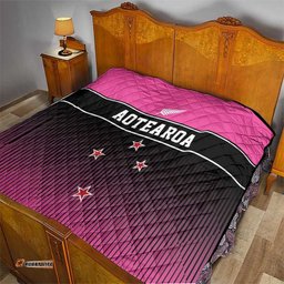 New Zealand Women Cricket Quilt Pink Simple Style LT05