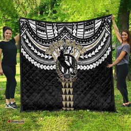 Personalized Collingwood Magpies Quilt Polynesian Tribal Pattern Heritage Football TS04