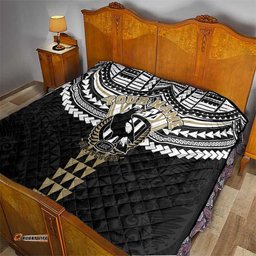 Personalized Collingwood Magpies Quilt Polynesian Tribal Pattern Heritage Football TS04