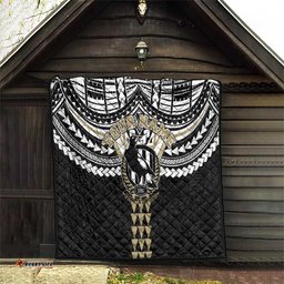 Personalized Collingwood Magpies Quilt Polynesian Tribal Pattern Heritage Football TS04