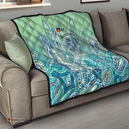 NAIDOC Week - 50 Years Deadly Torres Strait Quilt Pastel Waves LT7