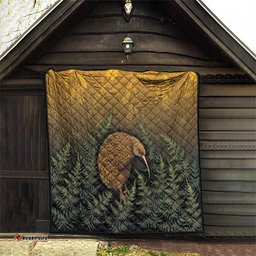 New Zealand Kiwi Bird Quilt Silver Fern Mix Maori Pattern LT05