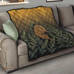 New Zealand Kiwi Bird Quilt Silver Fern Mix Maori Pattern LT05