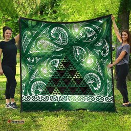 Matariki New Zealand Quilt NZ Niho Taniwha Maori New Year Green Galaxy LT14