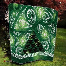 Matariki New Zealand Quilt NZ Niho Taniwha Maori New Year Green Galaxy LT14