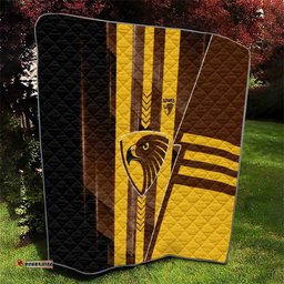 Hawthorn Hawks Quilt Modern Geometric Sports Graphic Style TS04