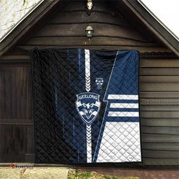 Geelong Cats Quilt Modern Geometric Sports Graphic Style TS04