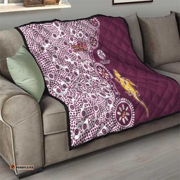Manly Warringah Sea Eagles NAIDOC Week 2026 Quilt Aboriginal Lizard Dot Painting - 50 Years of Deadly TS04