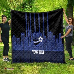 New Zealand Auckland Football Custom Quilt Go City of Sails Est 2025 LT14