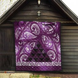 Matariki New Zealand Quilt NZ Niho Taniwha Maori New Year Purple Galaxy LT14