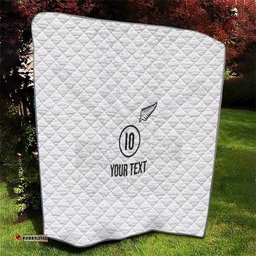 Custom New Zealand Football Quilt The Whites-Sporty T90 Style LT03