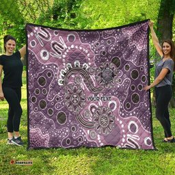Personalised NAIDOC Week 50 Years Deadly Always Quilt Pink Aboriginal Artwork Dot Painting LT9