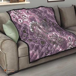 Personalised NAIDOC Week 50 Years Deadly Always Quilt Pink Aboriginal Artwork Dot Painting LT9