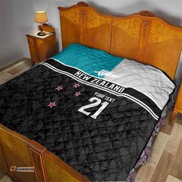 Custom NZ Cricket Pride Quilt Silver Fern Fan Supporter Apparel LT9