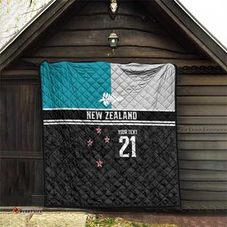 Custom NZ Cricket Pride Quilt Silver Fern Fan Supporter Apparel LT9