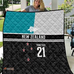 Custom NZ Cricket Pride Quilt Silver Fern Fan Supporter Apparel LT9