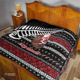 New Zealand Kiwi Santa Christmas Quilt He Wairua Kirihimete LT9