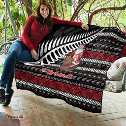 New Zealand Kiwi Santa Christmas Quilt He Wairua Kirihimete LT9