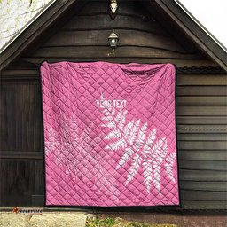 New Zealand Lawn Bowls Breast Cancer Personalized Quilt Wrap-Around Silver Fern LT7