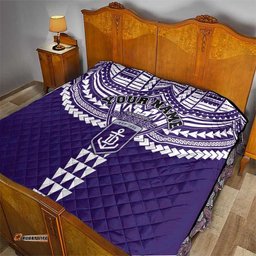 Personalized Fremantle Dockers Quilt Polynesian Tribal Pattern Heritage Football TS04