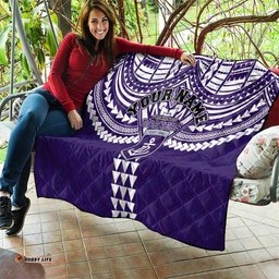 Personalized Fremantle Dockers Quilt Polynesian Tribal Pattern Heritage Football TS04