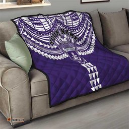 Personalized Fremantle Dockers Quilt Polynesian Tribal Pattern Heritage Football TS04