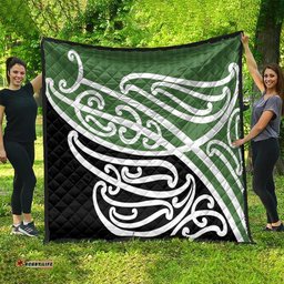 Green Fern New Zealand Kowhai Ngutukak Quilt LT9