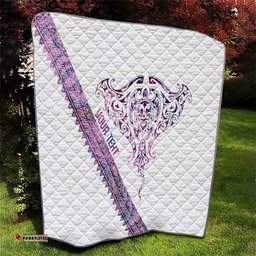 Mawhero Paua shell Kowhaiwhai Taniko Personalised Quilt Manta Ray Shark-Turtle Maori Tribal Style LT9