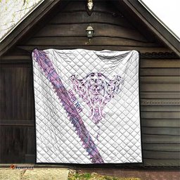 Mawhero Paua shell Kowhaiwhai Taniko Personalised Quilt Manta Ray Shark-Turtle Maori Tribal Style LT9
