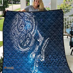 Matariki Galaxy Quilt New Zealand Map Maori Pattern LT9