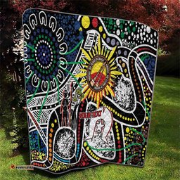 NAIDOC 50 Years of Deadly Personalised Quilt Aboriginal Dot Art LT9