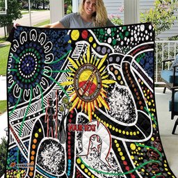 NAIDOC 50 Years of Deadly Personalised Quilt Aboriginal Dot Art LT9
