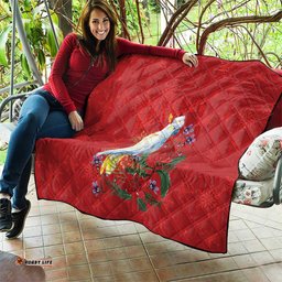 Merry Cocka-mas Quilt Australia Christmas Red Art LT9