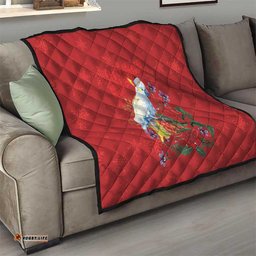 Merry Cocka-mas Quilt Australia Christmas Red Art LT9
