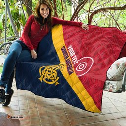 Custom South Australia Cricket Quilt Go Champions - Aboriginal Art LT14