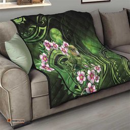 New Zealand Aotearoa Kakapo Quilt Maori Pattern With Manuka Galaxy Style LT05