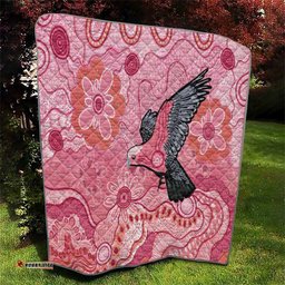 NAIDOC Week Aussie Indigenous Quilt Aboriginal Galah Bird Contemporary Art LT7