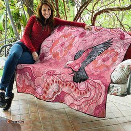 NAIDOC Week Aussie Indigenous Quilt Aboriginal Galah Bird Contemporary Art LT7