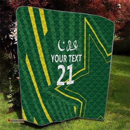 Pakistan Cricket Custom Quilt Shaheen Falcon Go Champions LT9