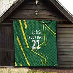 Pakistan Cricket Custom Quilt Shaheen Falcon Go Champions LT9