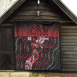 Essendon Go Bombers Quilt Don The Sash DT05