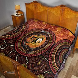 NAIDOC Week 2026 Personalised Quilt 50 Years of Deadly Lizard Kangaroo Aboriginal Art LT14