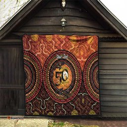 NAIDOC Week 2026 Personalised Quilt 50 Years of Deadly Lizard Kangaroo Aboriginal Art LT14