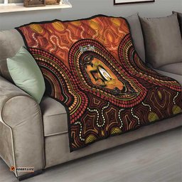 NAIDOC Week 2026 Personalised Quilt 50 Years of Deadly Lizard Kangaroo Aboriginal Art LT14