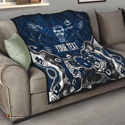 Personalized Geelong Cats Quilt Aboriginal Dot Painting Graffiti Style TS04