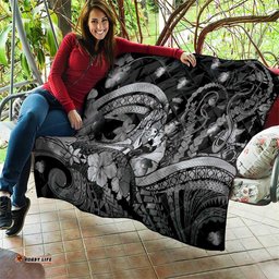 Maori Romantic Valentine Quilt The Hongi Kiss Black Galaxy DT05
