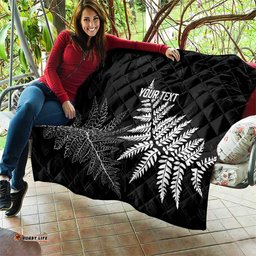 New Zealand Lawn Bowls Personalized Quilt Wrap-Around Silver Fern LT7