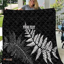New Zealand Lawn Bowls Personalized Quilt Wrap-Around Silver Fern LT7