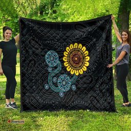 NAIDOC 50 Years of Deadly Quilt Sun Aboriginal Dot Art LT19